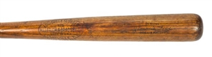 1936 Jimmie Foxx Louisville Slugger Game Used and H&B Vault Marked Bat - MEARS A-9